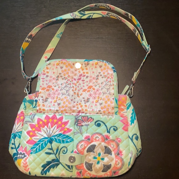 Vera Bradley bag Mint Flower pattern - Picture 3 of 4